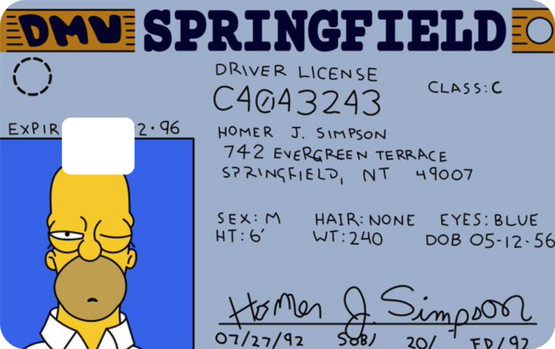 Licencia Homero